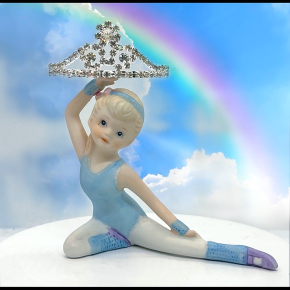 Unmarked Beauty Other - Vtg Rhinestone Flower Tiara Comb